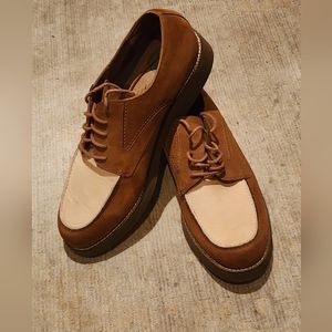 Dockers Tan/Cream Lace Oxford Shoe size 12